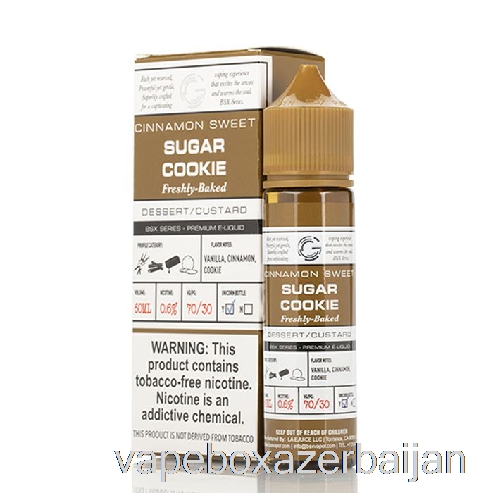 Vape Baku Sugar Cookies - BSX Series - 60mL 0mg